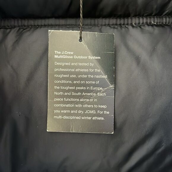 J Crew Multigisse Men's Black Puffer Vest - Picture 7 of 7